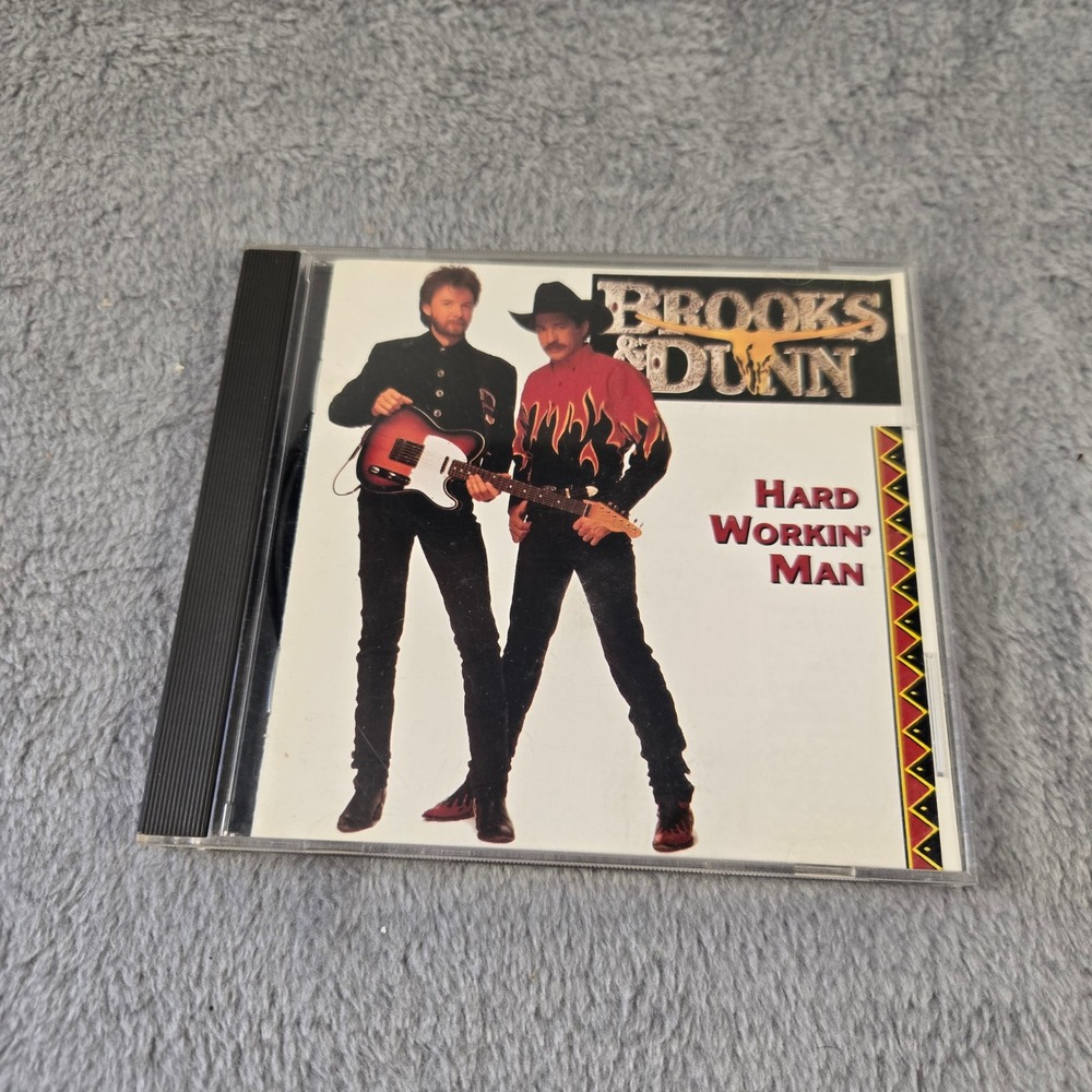 Brooks & Dunn Hard Workin' Man CD 1993 Arista Country Music 07822-18716-2